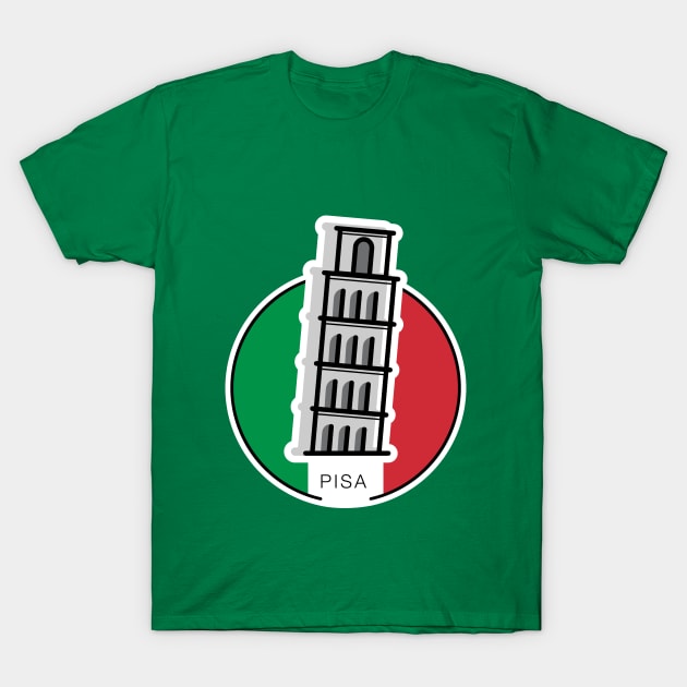 Around the world - Italy T-Shirt by Lionti_design